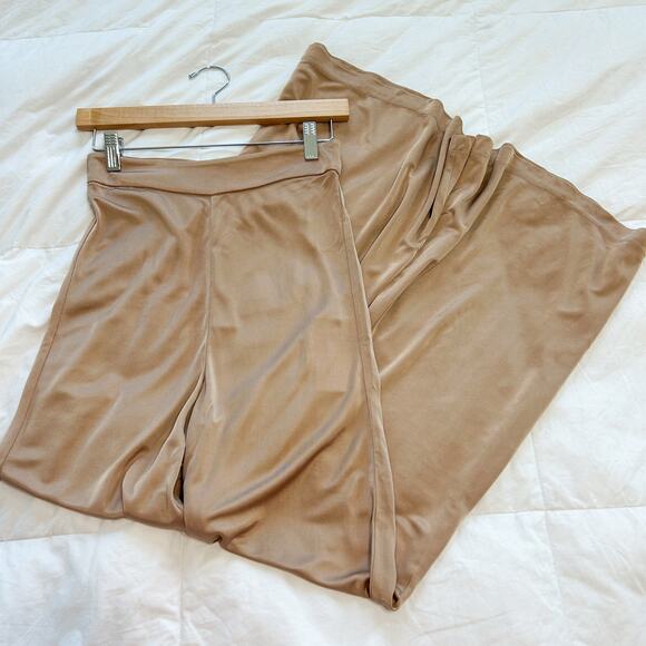 NWT Alexis Camilo High-Rise Wide-Leg Pants Beige Tan Women’s Size Small - Picture 4 of 9
